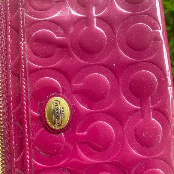Coach CC Monogrammed Wristlet/Wallet - Picture 4 of 12